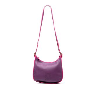 Loewe Tweedehands Leren Anagram Sofia Schoudertas