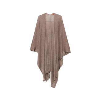 Missoni Metallic Ribbed-knit Shawl