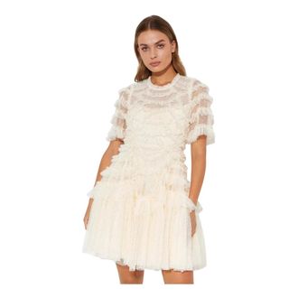 Needle & Thread Party Dresses, female, Beige, Size: 3XS Marilla Mini Dress