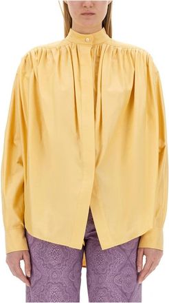 Etro Shirt - Dames - Blouses - Geel - XS - Overhemden