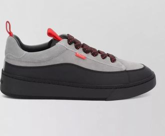 Bally calf leather lace-up sneakers