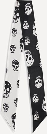 Alexander McQueen Sciarpa Skull a nastro Woman UNI