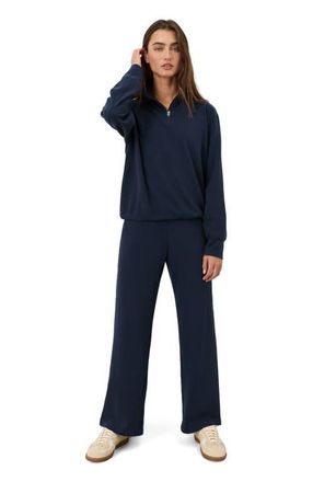 Pact CloudKnit Wide Leg Pant in Navy Blue at Nordstrom, Size Xx-Large