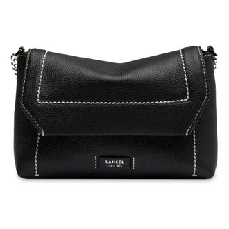 Lancel Shoulder Bags, female, Black, Size: ONE SIZE Sac Rabat S Ninon Soft