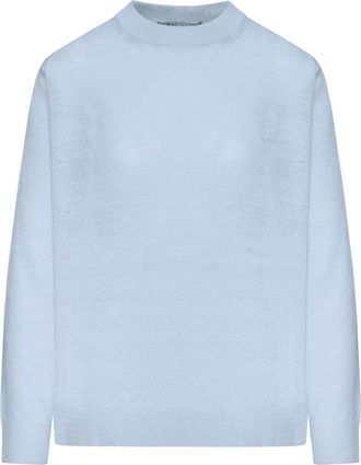 Max Mara CREW NECK SWEATER IN LINEN YARN - Smaxmara - Woman