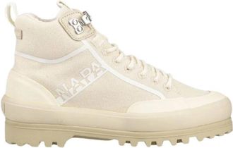Napapijri Lace-up Lug-Sole Sneakers - Dames - Sneakers - Beige - 36 EU - Schoenen