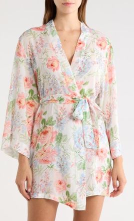 Etam Orchidee Deshabille Robe in Ecru at Nordstrom, Size Medium
