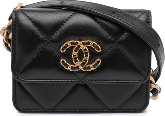 Chanel 19 Mini Tas Van Quilletleer