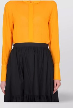Patou sheer shirt claudine collar