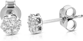 Vir Jewels 1/3 cttw Lab Grown Diamond Composite Earrings in Sterling Silver With Push Backs For Women