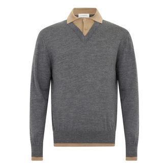 Paolo Pecora Polo Shirt - - Tops - Uomo - Grigio - M