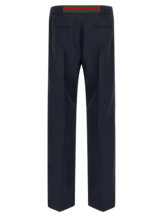 Gucci Technical Panama Trousers - Black