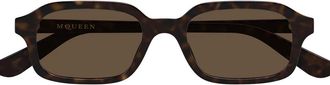 Alexander McQueen Alexander Mc Queen Sunglasses Am0558 S 002 Brown/Brown Men