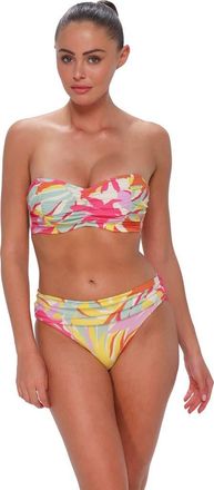 Sunsets Loretta Bandeau Bikini Swimsuit Top - D Cup in Tropicolor Crepe at Nordstrom, Size 36