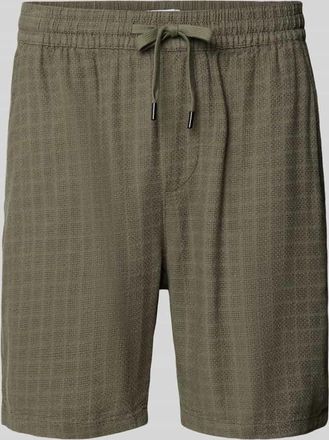 Only & Sons Regular Fit Shorts aus Viskose-Leinen-Mix Modell TEL LATHAM in Oliv, Gr&ouml;&szlig;e XXL