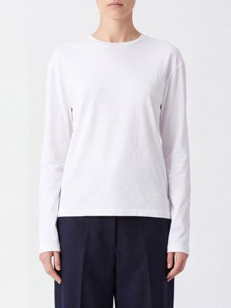 Toteme T-shirt a maniche lunghe in misto lyocell e cotone