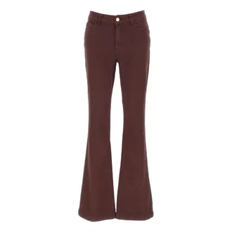 Elena Miro Dames, Jeans, Rood, Maat: S Denim