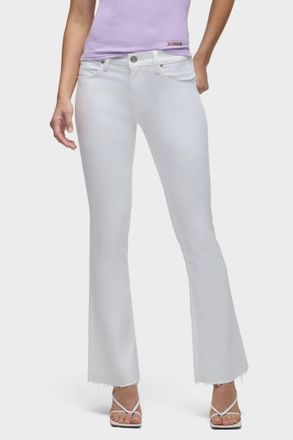 Hudson Nico Midrise Bootcut Barefoot Jean In White