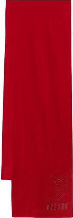 Moschino Bufanda de lana - Accessories - Mujer - Rojo - ONE SIZE