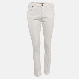 Roberto Cavalli White Denim Skinny Jeans M Waist 30