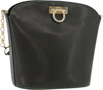 Bally Pre-owned Cross Body Bags, female, Green, Size: ONE SIZE Pre-owned Shoulder Bag