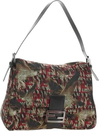 Fendi Pre-owned Vintage Schoudertas - Dames - Vintage Schoudertas - Veelkleurig - ONE Size - Leer - Vintage