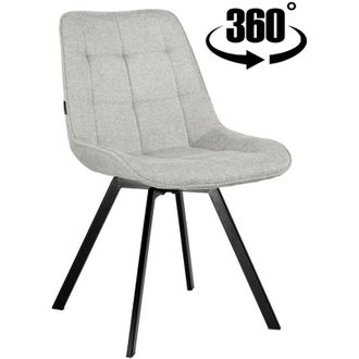 OEM Silla Giratoria Lapo Tapizada En Tela Gris