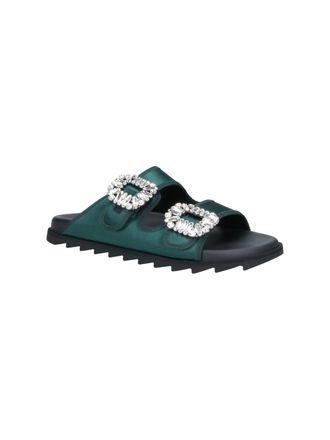 Roger Vivier Womens Sandals Green Outer: 57