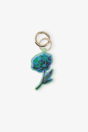 Ganni Green Flower Keyring