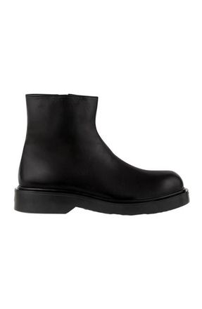 Sandro Zipped leather ankle boots in Black at Nordstrom, Size 45