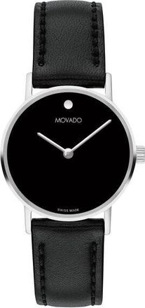 Movado Museum Quartz Black Dial Ladies Watch 0607598