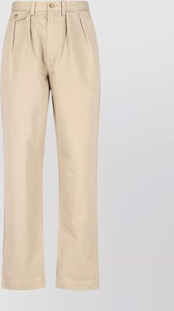 Polo Ralph Lauren straight tailored trousers with back and buttoned pockets