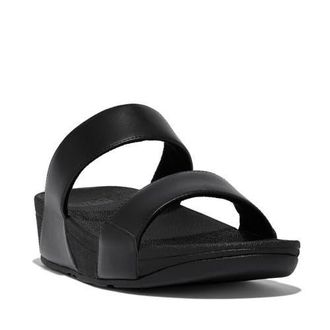 FitFlop Lulu Slide Sandal in All Black at Nordstrom, Size 11
