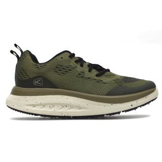 Keen WK400 Textile Mens Low Top Trainers - Martini Olive Black - Size:UK 10.5