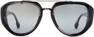 Etnia Barcelona D.T.L.A Sun Polarized BK Mens Sunglasses Black Size 57