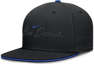 Nike Duke Pro Nike Mens Dri-FIT College Fitted Hat in Black | NC1100ADU-A2C