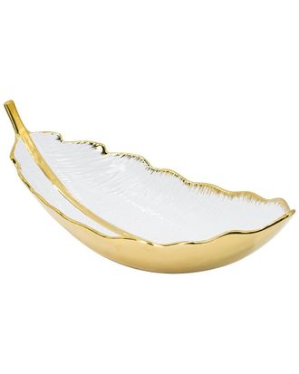 A&B Home Leaf Decorative Bowl