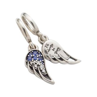 Pandora Pendente Ali DAngelo Divisibile - Dames - Accessoires - Blauw - Maat: ONE Size Synthetisch