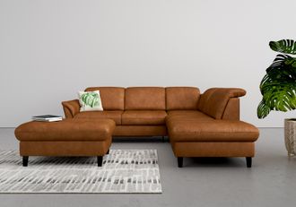 Sit&more Ecksofa &raquo;Maggiore L-Form&laquo; wahlweise mit Kopfteilverstellung, Bettfunktion und Stauraum