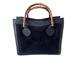 Gucci Pre-owned Leather gucci-bags - Dames - Vintage Handtas - Blauw - ONE Size - Leer - Vintage