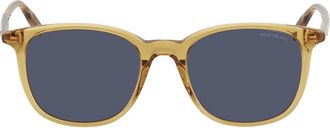 Montblanc Blue Square Mens Sunglasses MB0006S 004 52