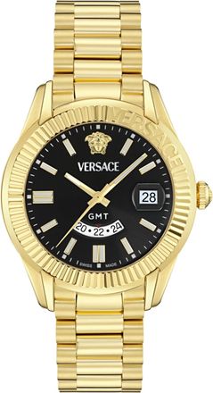 Versace Apodis Mens Gold Watch VE0U00625 Stainless Steel - One Size