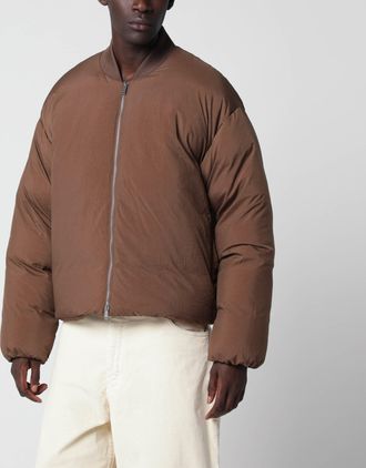 STUDIO NICHOLSON Frye Bark Nylon Bomber Jacket