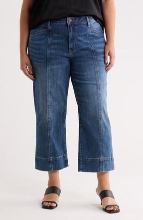 Kut from the Kloth Lucy High Waist Cropped Jeans in Sunroots at Nordstrom Rack, Size 14W