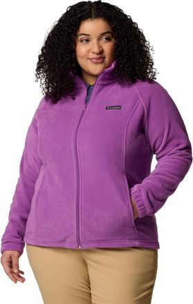 Columbia Womens Benton Springs Full Zip, Razzle, XL