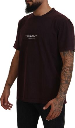 Dolce & Gabbana Bordeaux Crewneck Short Sleeve Mens T-shirt