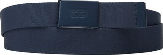 Levi's Stoffg&uuml;rtel LEVIS G&Uuml;RTEL MIT TONAL LOGO, Damen, blau (marine), Kunstfaser, unifarben, G&uuml;rtel Stoffg&uuml;rtel