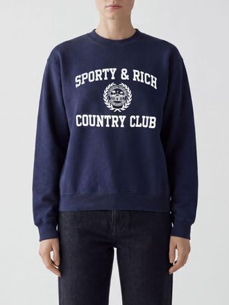 Sporty & Rich Felpa girocollo Varsity Crest Essential in cotone