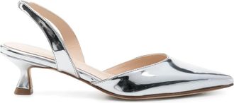 Anna F. Pumps metallizzate 55mm - Argento