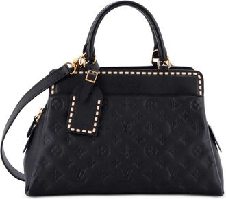 Louis Vuitton Vosges Handbag Whipstitch Monogram Empreinte Leather MM satchel - Zwart